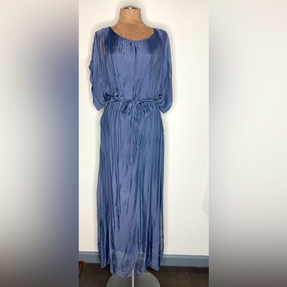 New Collection, Blue Maxi Dress, Size Medium